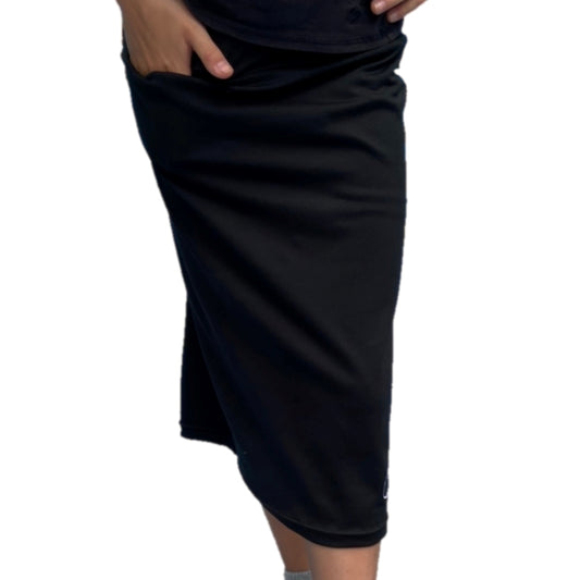 Mixed Color Gym Skirt With Knee Length Leggings – Nuritz